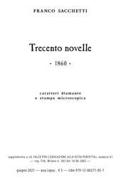 Trecento novelle. Ediz. in carattere diamante e stampa microscopica