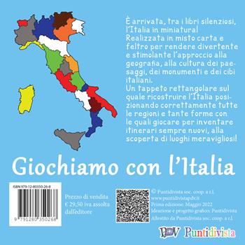 Giochiamo con l'Italia. Ediz. illustrata  - Libro PDV PuntidiVista 2022, Libri in carta e feltro | Libraccio.it