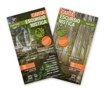 Parco Nazionale Foreste Casentinesi, Monte Falterona e Campigna. Carta escursionisticha 1:25.000  - Libro MapTrek Italia 2021 | Libraccio.it