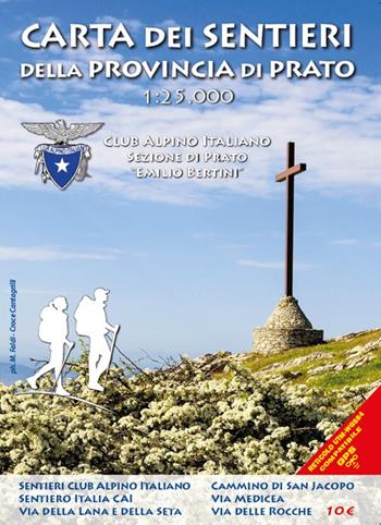 Carta dei sentieri della Provincia di Prato 1:25.000  - Libro MapTrek Italia 2022 | Libraccio.it