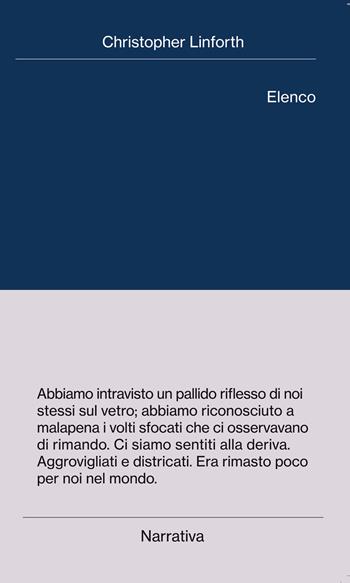 Elenco - Christopher Linforth - Libro Digressioni Editore 2024 | Libraccio.it