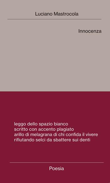 Innocenza - Luciano Mastrocola - Libro Digressioni Editore 2025 | Libraccio.it