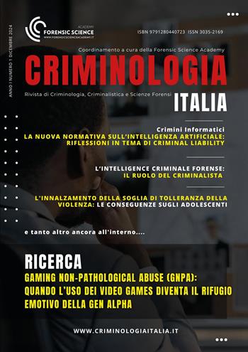 Criminologia Italia. Vol. 1  - Libro Diritto Più 2024 | Libraccio.it