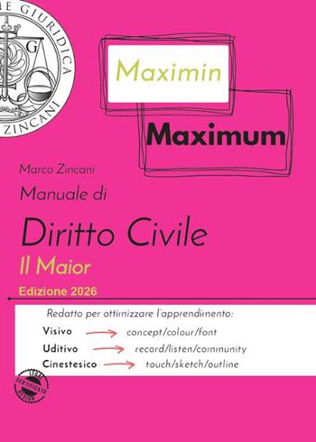 Manuale di diritto civile. Il Maior - Marco Zincani - Libro Formazione Giuridica 2026, Maximin | Libraccio.it