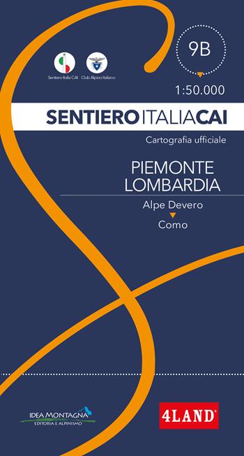 Piemonte Lombardia. Da Alpe Devero a Como  - Libro 4Land 2023, Sentiero Italia | Libraccio.it