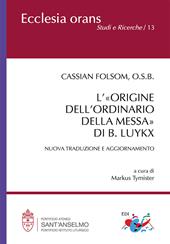 L'«origine dell'ordinario della messa» di B. Luykx