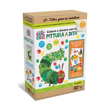 Coloro e decoro con la pittura a dita. I libri gioco del piccolo Bruco Maisazio. Ediz. a colori. Con 4 barattoli tempere a dita. Con 16 schede da decorare  - Libro Ludattica 2022 | Libraccio.it