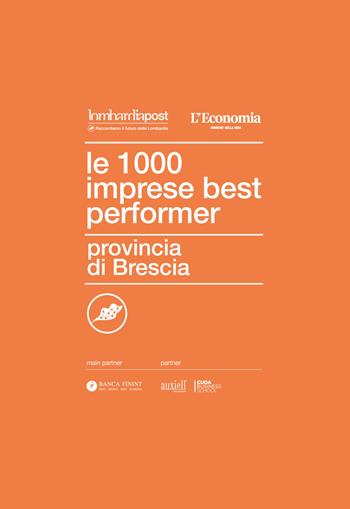 Le 1000 imprese best performer. Provincia di Brescia  - Libro Post Editori 2022 | Libraccio.it