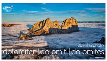 Dolomiten. Dolimiti. Airfhoto. Calendario 2026  - Libro Tappeiner 2025 | Libraccio.it