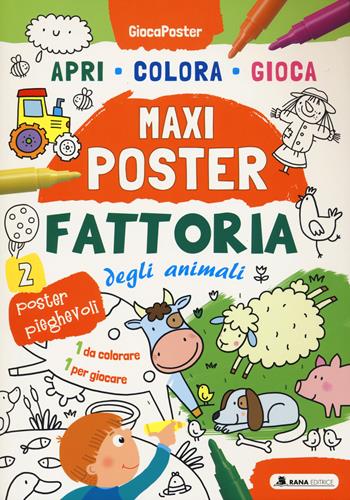 Fattoria degli animali. Maxi poster. Ediz. illustrata  - Libro Rana Editrice 2024, GiocaPoster | Libraccio.it