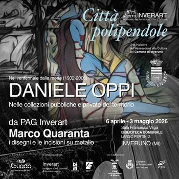 Città polipendole. Opere di Daniele Oppi e Marco Quaranta. Ediz. illustrata - Francesco Oppi - Libro Guado 2026, Dentro Inverart | Libraccio.it
