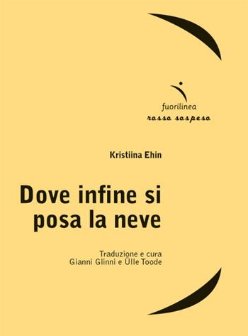 Dove infine si posa la neve - Kristiina Ehin - Libro Fuorilinea 2023, Rosso sospeso | Libraccio.it