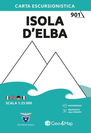 Isola d'Elba. Carta escursionistica 1:25.000  - Libro Geo4Map 2025, Carta escursionistica | Libraccio.it