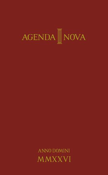 Agenda nova 2026. Anno domini MMXXVI - Floria Bufano - Libro Apeiron Edizioni 2025 | Libraccio.it