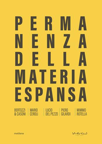 Permanenza della materia espansa  - Libro Metilene 2026 | Libraccio.it