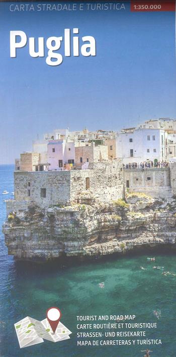 Carta stradale e turistica plastificata. Puglia  - Libro Lozzi Editori 2024 | Libraccio.it