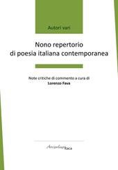 Nono repertorio di poesia italiana contemporanea