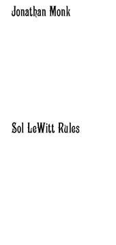 Sol LeWitt rules. Ediz. illustrata