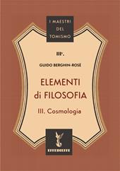 Elementi di filosofia. Vol. 3: Cosmologia