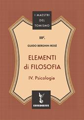 Elementi di filosofia. Vol. 4: Psicologia