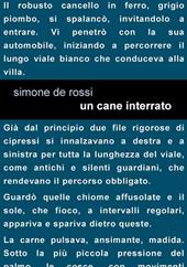 Un cane interrato