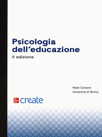 Psicologia dell'educazione  - Libro McGraw-Hill Education 2025, Scienze umane | Libraccio.it