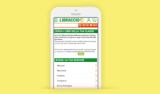 speciali app libraccio pagina app naviga