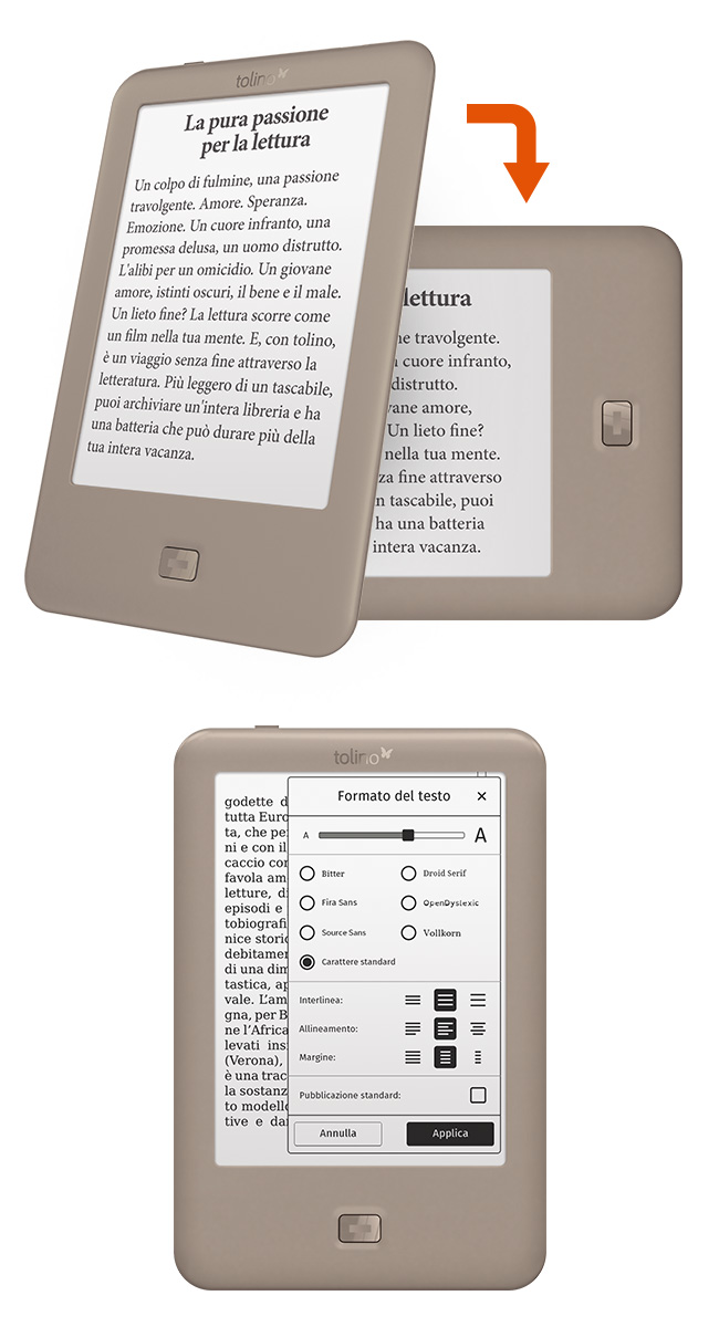 speciali ereader tolino page foto descrizpage