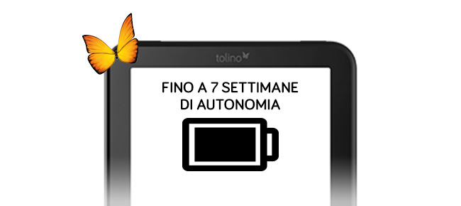 speciali ereader tolino vision4 batteria