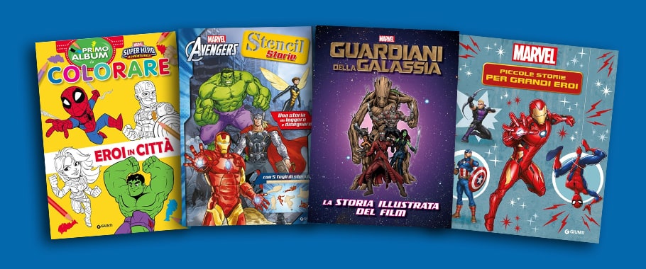 speciali libri marvel giunti omaggio marvel libri mob