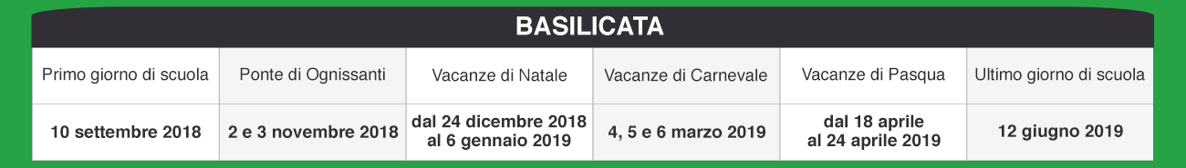 speciali pagina calendariscuoleregioni calendariscuole basilicata