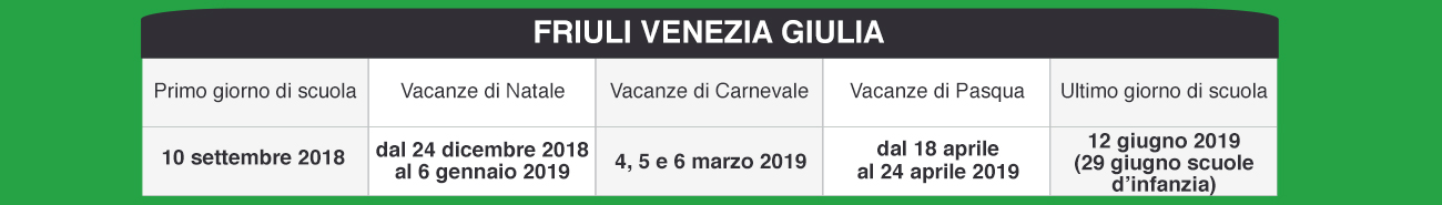 speciali pagina calendariscuoleregioni calendariscuole friuli
