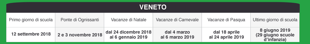 speciali pagina calendariscuoleregioni calendariscuole veneto